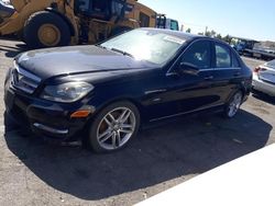 Salvage cars for sale from Copart North Las Vegas, NV: 2012 Mercedes-Benz C 250