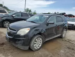 Salvage cars for sale at Pekin, IL auction: 2011 Chevrolet Equinox LT