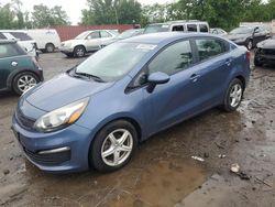 Salvage cars for sale at Baltimore, MD auction: 2016 KIA Rio LX