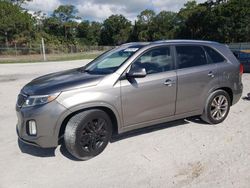 Salvage cars for sale at Fort Pierce, FL auction: 2014 KIA Sorento SX