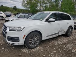 Salvage cars for sale at Candia, NH auction: 2017 Audi Q7 Prestige