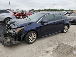 Salvage cars for sale at Indianapolis, IN auction: 2020 Toyota Corolla XLE