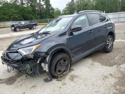 Salvage cars for sale at Greenwell Springs, LA auction: 2018 Toyota Rav4 LE