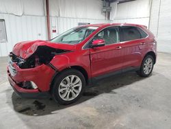 Salvage cars for sale at Florence, MS auction: 2022 Ford Edge Titanium