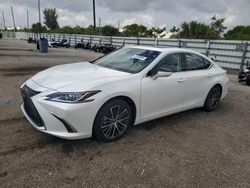 Salvage cars for sale at Miami, FL auction: 2022 Lexus ES 350 Base