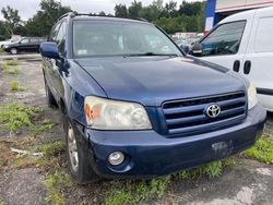 Salvage cars for sale from Copart North Billerica, MA: 2006 Toyota Highlander Limited