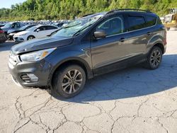 Salvage cars for sale at Hurricane, WV auction: 2018 Ford Escape SE