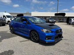 Salvage cars for sale at North Billerica, MA auction: 2018 Subaru WRX Limited