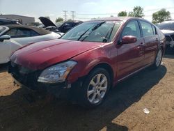 Salvage cars for sale at Elgin, IL auction: 2007 Nissan Maxima SE