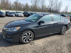 Salvage cars for sale at Leroy, NY auction: 2017 Honda Accord EXL