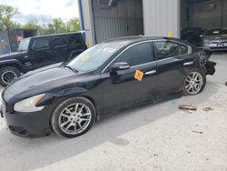 Salvage cars for sale at Franklin, WI auction: 2010 Nissan Maxima S