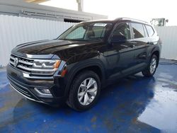 Salvage cars for sale from Copart West Palm Beach, FL: 2018 Volkswagen Atlas SEL
