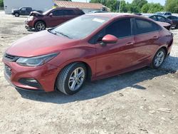 Salvage cars for sale at Columbus, OH auction: 2017 Chevrolet Cruze LT