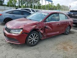 Salvage cars for sale from Copart Spartanburg, SC: 2017 Volkswagen Jetta SE