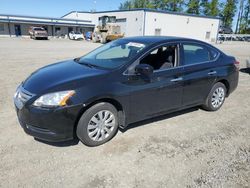 Salvage cars for sale at Arlington, WA auction: 2015 Nissan Sentra S