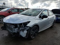 Salvage cars for sale from Copart Chicago Heights, IL: 2018 Chevrolet Cruze LT