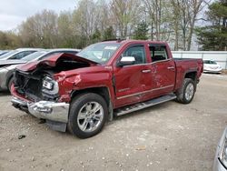 Salvage cars for sale at North Billerica, MA auction: 2018 GMC Sierra K1500 SLT