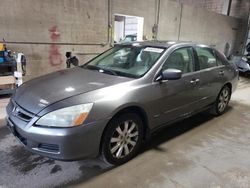 Salvage cars for sale from Copart Blaine, MN: 2007 Honda Accord EX