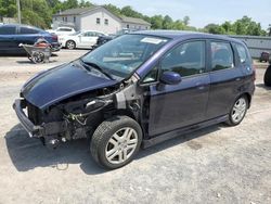 Salvage cars for sale at York Haven, PA auction: 2008 Honda FIT Sport
