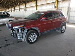 Salvage cars for sale from Copart Phoenix, AZ: 2017 Jeep Cherokee Latitude