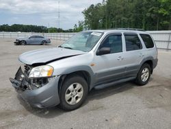 Salvage cars for sale at Dunn, NC auction: 2002 Mazda Tribute LX