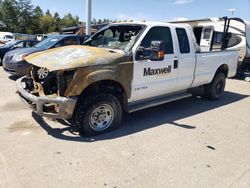 Salvage cars for sale at Eldridge, IA auction: 2012 Ford F350 Super Duty