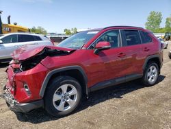 Salvage cars for sale at Columbia Station, OH auction: 2021 Toyota Rav4 XLE