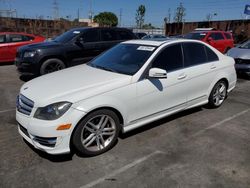 Mercedes-Benz c 250 salvage cars for sale: 2013 Mercedes-Benz C 250