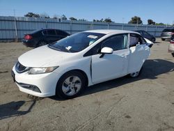Salvage cars for sale at Martinez, CA auction: 2015 Honda Civic LX