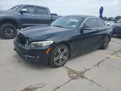 Salvage cars for sale at Grand Prairie, TX auction: 2017 BMW 230I