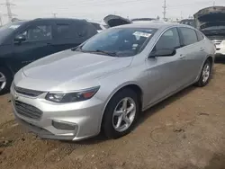 Salvage cars for sale from Copart Elgin, IL: 2016 Chevrolet Malibu LS