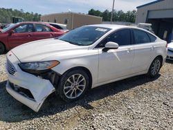 Salvage cars for sale at Ellenwood, GA auction: 2017 Ford Fusion SE