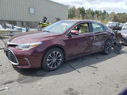 Salvage cars for sale from Copart Exeter, RI: 2016 Toyota Avalon XLE