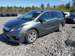 Salvage cars for sale at Windham, ME auction: 2018 Honda Odyssey EXL