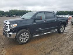 Toyota Tundra Crewmax Limited salvage cars for sale: 2018 Toyota Tundra Crewmax Limited
