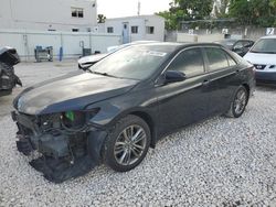 Salvage cars for sale at Opa Locka, FL auction: 2015 Toyota Camry LE