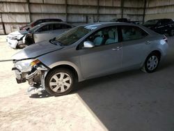 Toyota Corolla l salvage cars for sale: 2016 Toyota Corolla L