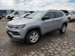 Salvage cars for sale at Woodhaven, MI auction: 2022 Jeep Compass Latitude