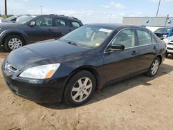 Salvage cars for sale at Woodhaven, MI auction: 2005 Honda Accord EX