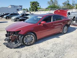 Salvage cars for sale from Copart Opa Locka, FL: 2015 Lexus ES 350