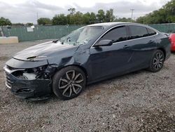 Salvage cars for sale from Copart Tifton, GA: 2021 Chevrolet Malibu RS