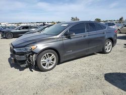 Salvage cars for sale at Antelope, CA auction: 2018 Ford Fusion SE Hybrid
