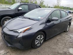 Salvage cars for sale at Leroy, NY auction: 2017 Toyota Prius