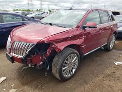 Salvage cars for sale from Copart Elgin, IL: 2015 Lincoln MKX