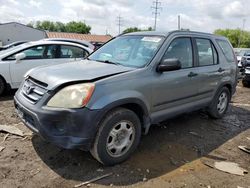 Salvage SUVs for sale at auction: 2005 Honda CR-V LX