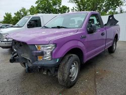 Salvage cars for sale at Cahokia Heights, IL auction: 2017 Ford F150