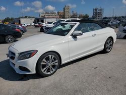 Salvage cars for sale at New Orleans, LA auction: 2017 Mercedes-Benz C300