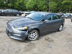 Salvage cars for sale at Austell, GA auction: 2016 Ford Fusion SE
