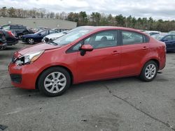Salvage cars for sale at Exeter, RI auction: 2014 KIA Rio LX