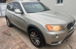 Salvage cars for sale at Homestead, FL auction: 2013 BMW X3 XDRIVE28I
